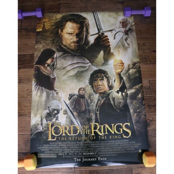 VINTAGE Lord Of The Rings The Return Of The King 2003 Original Poster Rolled DS